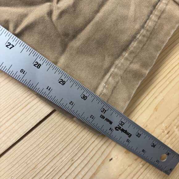 Vintage Ralph Lauren Pants Mens 36x32 Brown Tan Chino Classic 817 Distressed - Picture 10 of 12